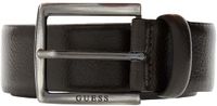 GUESS Leren riem Leather Belt H35 W115 Brown donkerbruin