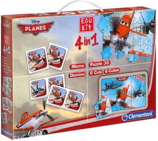 Clementoni Edukit 4 in 1 - Planes - 30 Piece Puzzle - Ages 3+