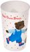 Fun House 005443 Beerfamilie glas voor kinderen polypropyleen wit 10 x 0,025 x 6,5 cm