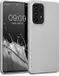 kwmobile telefoonhoesje geschikt voor Samsung Galaxy A53 5G - Hoesje voor smartphone - Back cover in metallic zilver