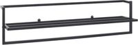 vidaXL Handdoekenrek 95x25x22 cm ijzer zwart