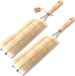 Novaliv 2X Brosse de radiateur Brosse de radiateur nervurée Brosse de nettoyage de radiateur 47x14cm IDÉAL comme brosse de nettoyage de radiateur Fourche nervurée à 2 voies Chiffon dépoussiérant pour radiateur Chiffon dépoussiérant