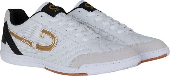 Cruyff Libra Zaalvoetbalschoenen Senior Wit - Goud - Zwart