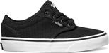 Vans YT Atwood (Canvas) Black/White - Maat 28