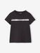 VERTBAUDET Iriserend gestreept sportshirt voor meisjes antraciet