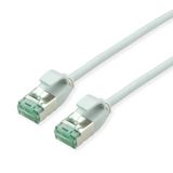 ROLINE RM U/FTP DataCentre patchkabel Cat.6A (Klasse EA), extra dun, grijs, 3 m