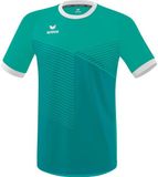 Erima Mantua Shirt Korte Mouw Kinderen - Wit / Columbia | Maat: 128