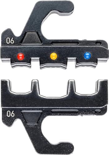 Knipex Krimpprofiel voor geïsoleerde kabelschoenen, aansluitstekkers + stootverbinders 97 39 06