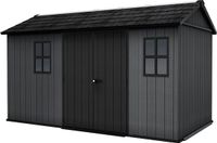 Keter Newton 1375 Tuinhuis - 230x413x246cm - Grijs
