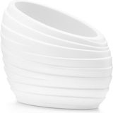 Zeller Tandenborstelhouder - wit - modern - polyresin - 12 cm