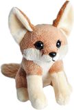 Wild Republic Woestijnvos Knuffel - 13cm - pluche Fennec vos - beige