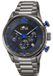 Lotus Herenhorloge 18686/3 Zwart Staal Analoog Datum 10 ATM