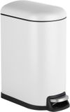 Relaxdays Prullenbak keuken - 10 l - binnenemmer - softclose - wit