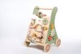 Tiny Love Boho Chic Houten loopwagen, 2-in-1 multifunctionele loopwagen, 12 interactieve activiteiten, motoriek, cognitieve ontwikkeling, comfortabel natuurlijk design, vanaf 18 maanden