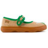 CAMPER Ballerina's 'Kiddo' lichtbruin / groen