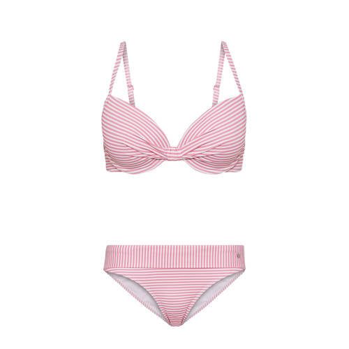 s.Oliver Voorgevormde Beugel Bikini Roze/Wit