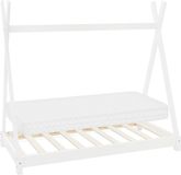 ML-Design Kinderbed Tipi 70x140 cm Wit Hout Inclusief Matras
