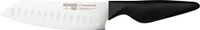 Rockingham Forge Greenworks 16 cm Santoku-mes, zwart