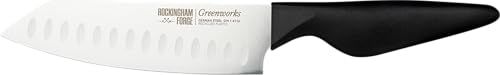 Rockingham Forge Greenworks 16 cm Santoku-mes, zwart