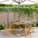 Maison Exclusive - Salon de jardin 5 pièces en polypropylène et bois massif, gris