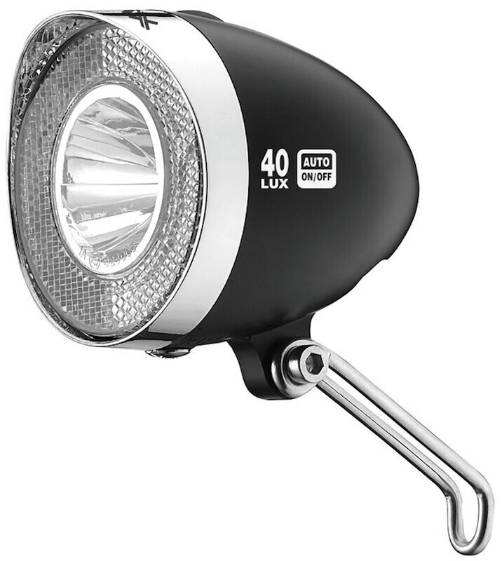 XLC LED Retro Koplamp incl. Reflector, black/white 2020 Fietsverlichting batterijen