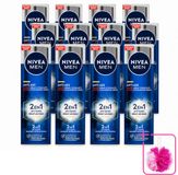 NIVEA MEN Anti-Age 2in1 Power Hydraterende Gezichtscrème SPF 30 - 50 ml - 12 Stuks