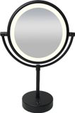Wiesbaden Moody Staande Scheerspiegel LED 20 cm Mat Zwart