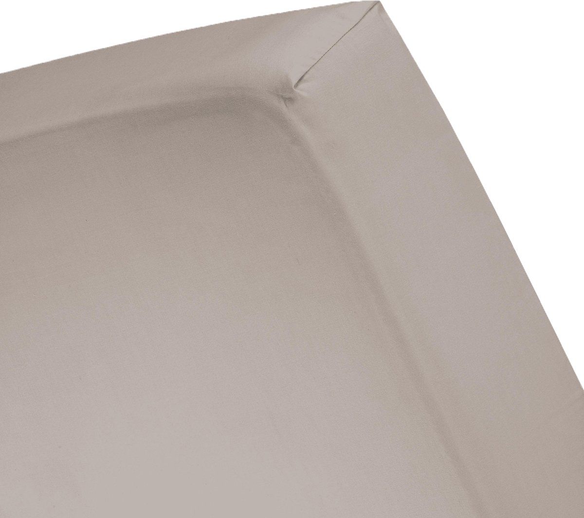 Cinderella Hoeslaken Basic Katoen - 140x200 cm - Taupe