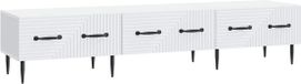 vidaXL meuble TV avec tiroir Blanc 147 x 34,5 x 30 cm Bois traité