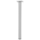 Wagner meubelpoot Classic Retro - Ø 30 x 400 mm, aluminium-zilver