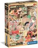 Clementoni Puzzel 1000 Stukjes Boeken en Schrijven Compact Box
