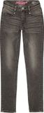 Vingino Belize Yoke Skinny Jeans Meisjes Dark Grey Vintage Maat 152