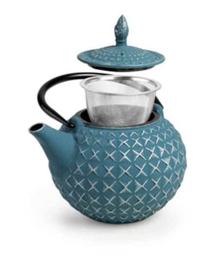 Ibili Daca - Theepot - 850 ml - Blauw - Gietijzer