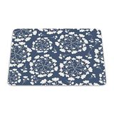 Bonamaison, Rechthoekige muismat, digitaal bedrukt, antislip onderkant, voor kantoor en thuis, 22 x 18 cm