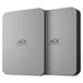 LaCie Seagate Lacie Mobile Drive - 1TB External Hard Drive - USB-C 3.2 Gen 1 (3.1 Gen 1) - Silver