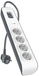 Belkin BSV400VF2M - Overspanningsbeveiliging - 4 AC-uitgangen - Wit - 2 m