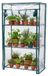 Merkloos Balkonkas Tomatenkas Kweekkas - 80 x 46 x 24 cm - Staal en PVC-folie - Groen
