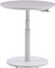 AVH-Collectie San Sebastian verstelbare bijzettafel 59xH45-65 cm rond aluminium sintered stone latte