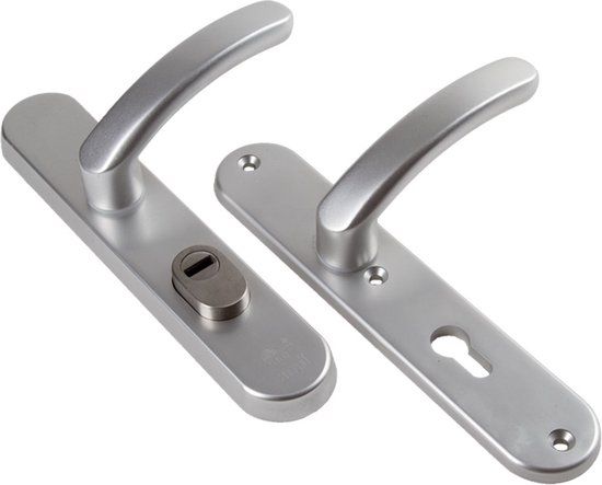 Ami Veiligheids schildgarnituur SKG - deurdikte 55/60 mm - KT 92 - 250 x 50 mm - dkr 378 Rota - F1