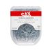 SAX Paperclips, 2,5 cm, 125 stuks, metalen klemmen voor documenten, papier, kunststof doos met veiligheidssluiting, organisatie van kantoorbenodigdheden