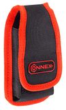 Connex COX952114 Telefoonhoesje met klittenbandsluiting, ideaal voor bouwplaatsen en outdoor, met riemlus, van polyester, onderhoudsarm, smartphonetas, telefoonhoes, bouwplaatshoes, COX952114