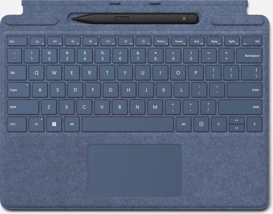Microsoft Surface Pro Signature Type Cover + Slim Pen 2 - Qwerty - Saffier