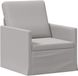 vidaXL Fauteuil Wolkgrijs 70 x 81 x 82 cm Tissu