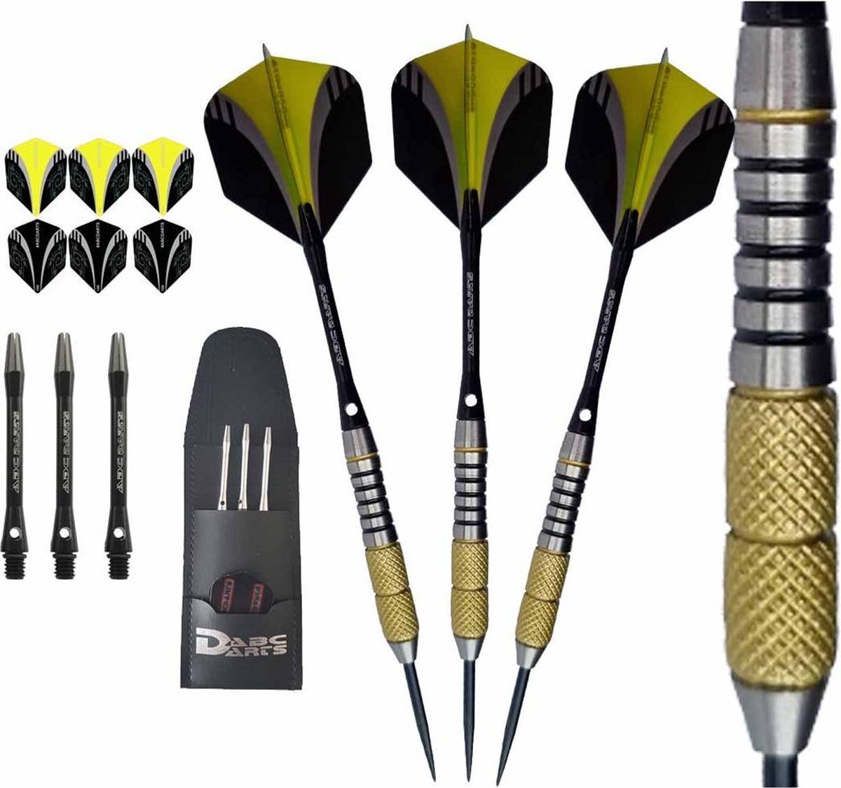 ABC Darts - Dartpijlen Originals - Golden Frontgrip - 23 gram