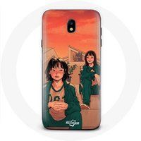 Maniacase Hoesje voor Samsung Galaxy J5 2017 inktvis spel Kang Sae Byeok nummer 067 en Ji Yeong nummer 240