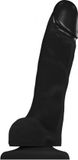 Strap-On-Me Soft Realistic Dildo met Zuignap Zwart Maat M