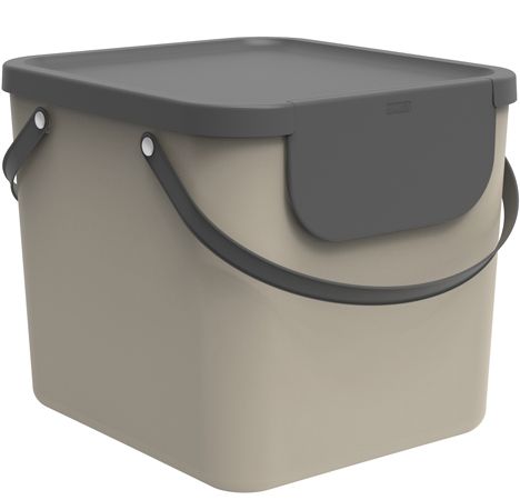 Rotho Babydesign Albula - Vuilnisbak - 40 liter - Bruin