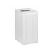 AC-Déco Astral White Badkamermeubel onder de wastafel, wit, mat, 30 cm, modern design met gefreesde details