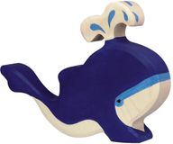 Holztiger Blue Whale Wooden Figure