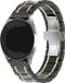 Strap-it Bracelet de montre connectée en acier - Convient pour Huawei Watch GT - Noir/Or
